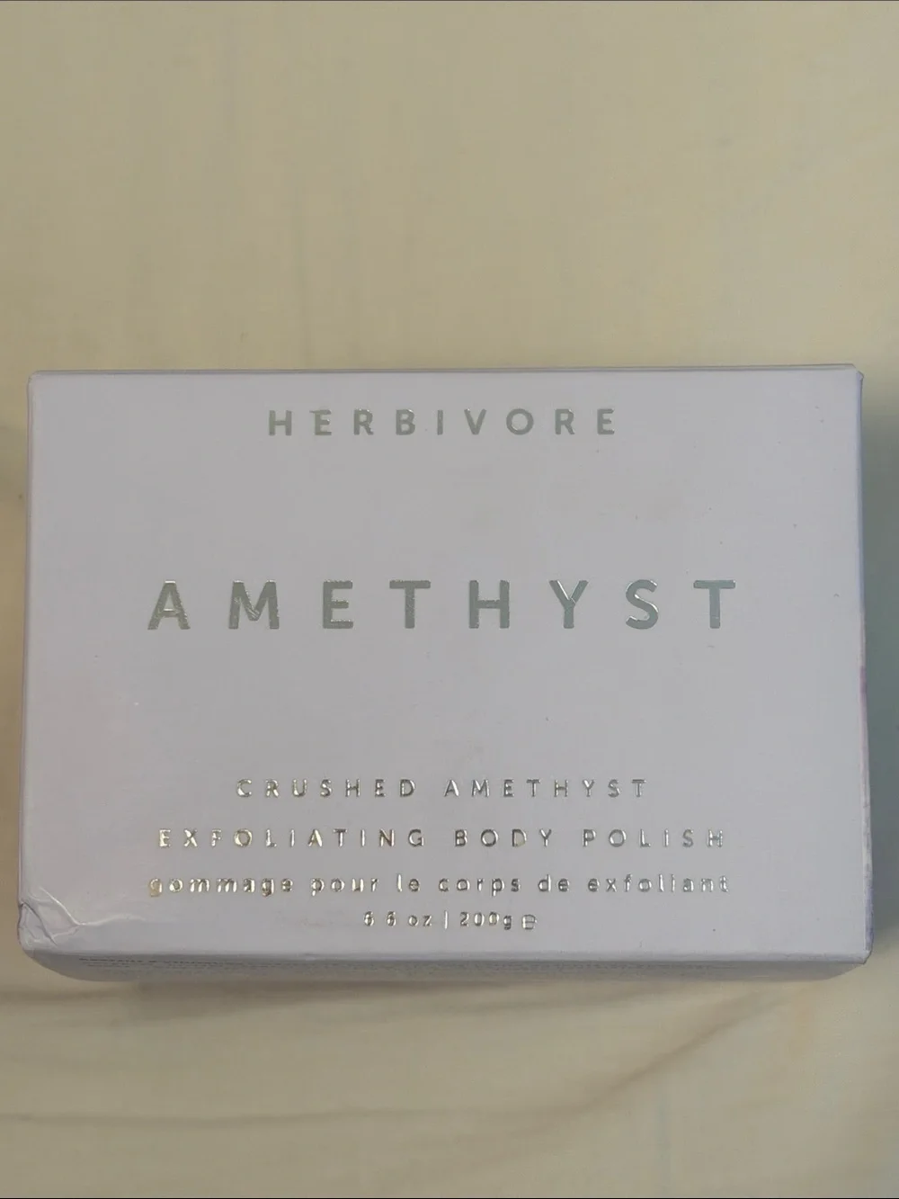 Herbivore Botanicals Amethyst Exfoliating Body Polish - Light Purple